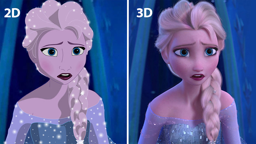 Sự khác biệt giữa video 2D Animation và 3D Animation
